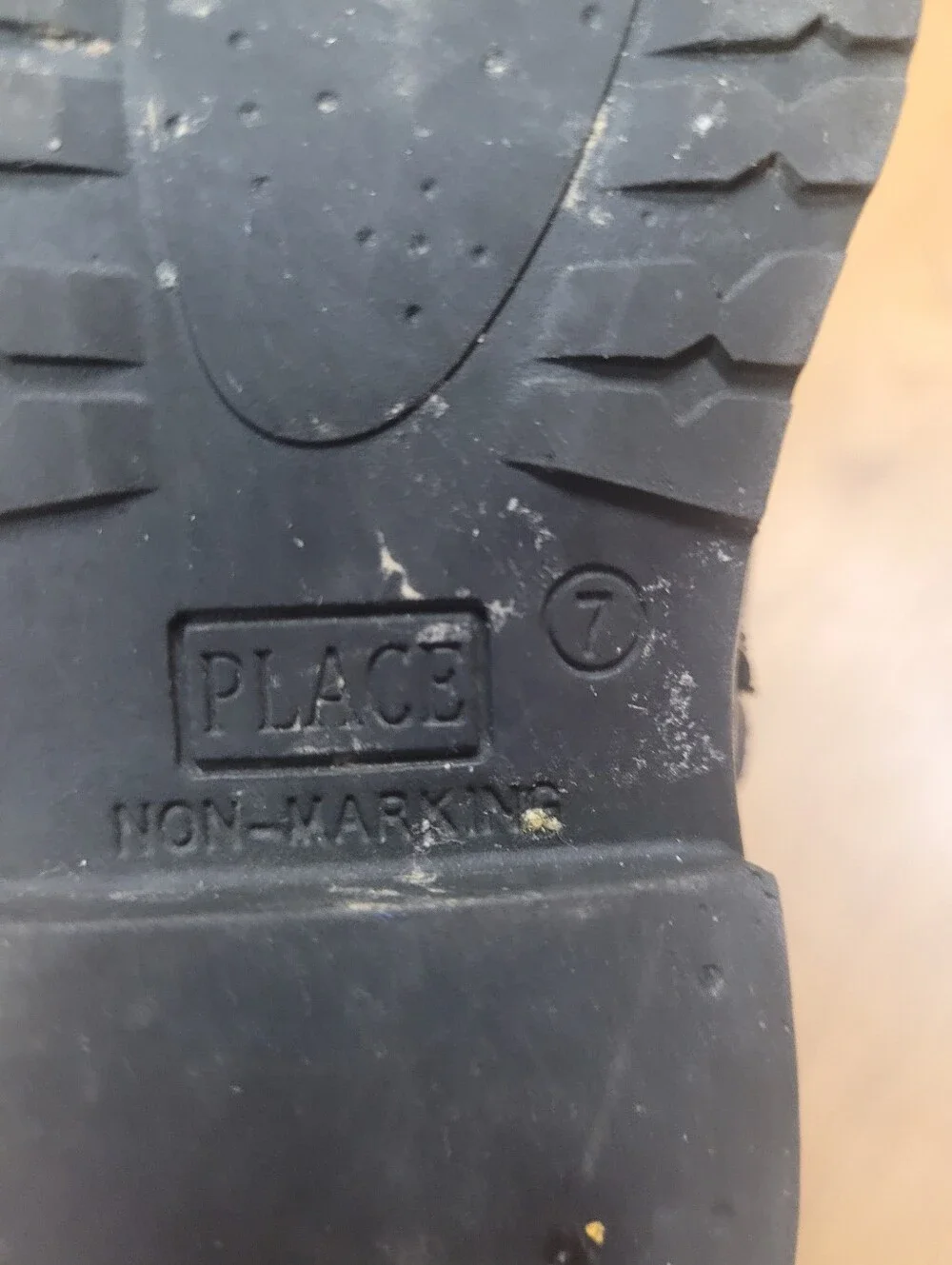 Childrens Place Toddler Black Combat Boots Size 7